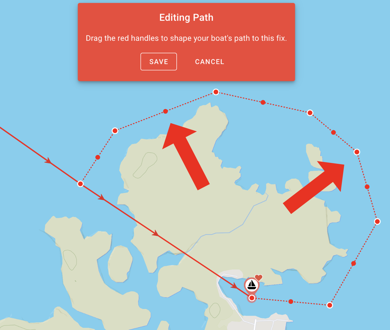 Editing a path
