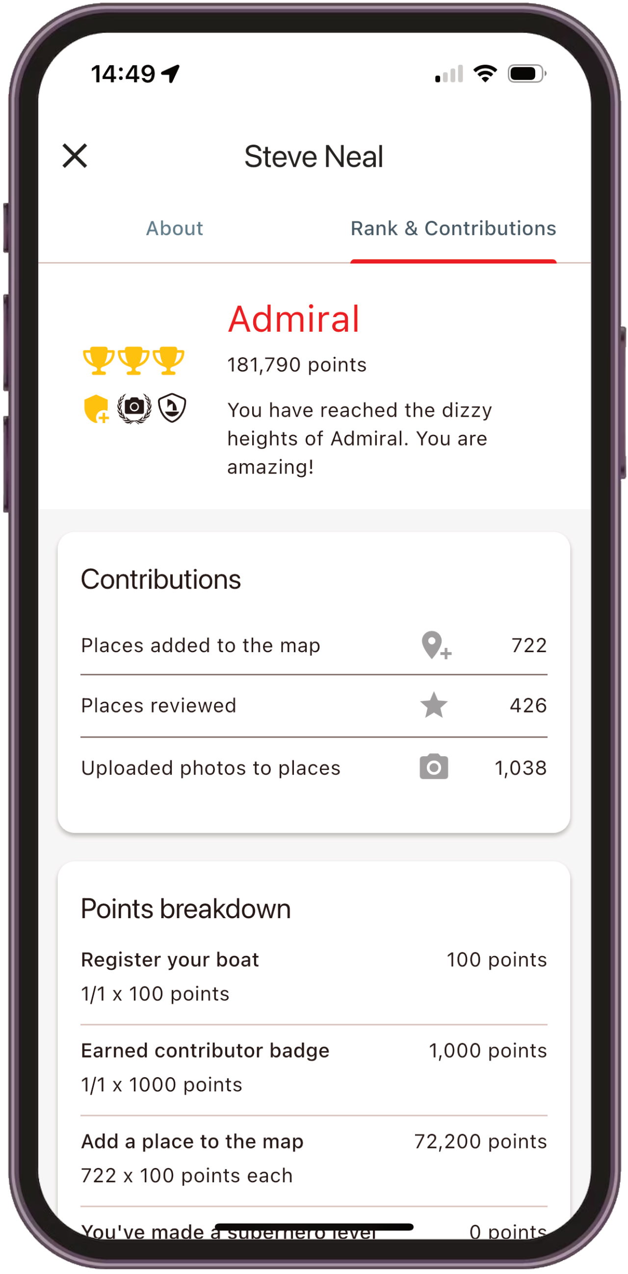 Path has been edited