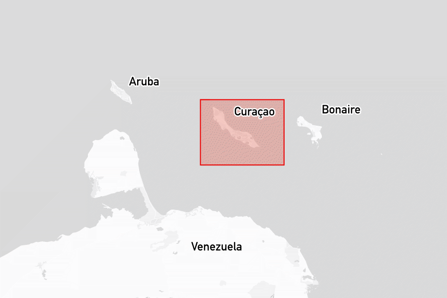 Sailing areas in Curaçao