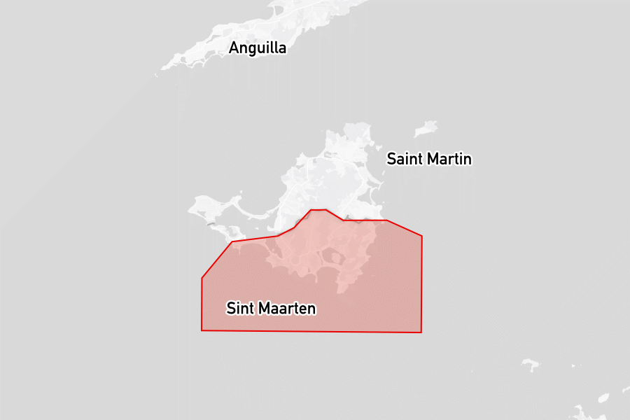 Sailing areas in Sint Maarten